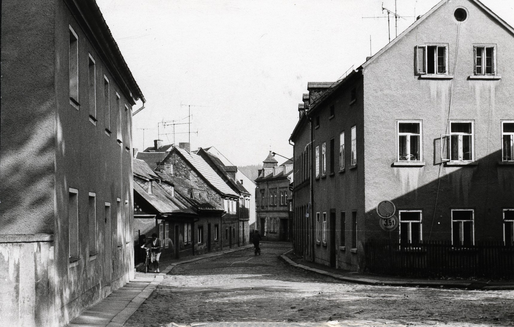 Blick von Kirchstraße Richtung Obermarkt alt